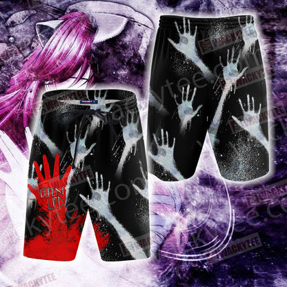 Elfen Lied Unisex 3D T-shirt Beach Shorts