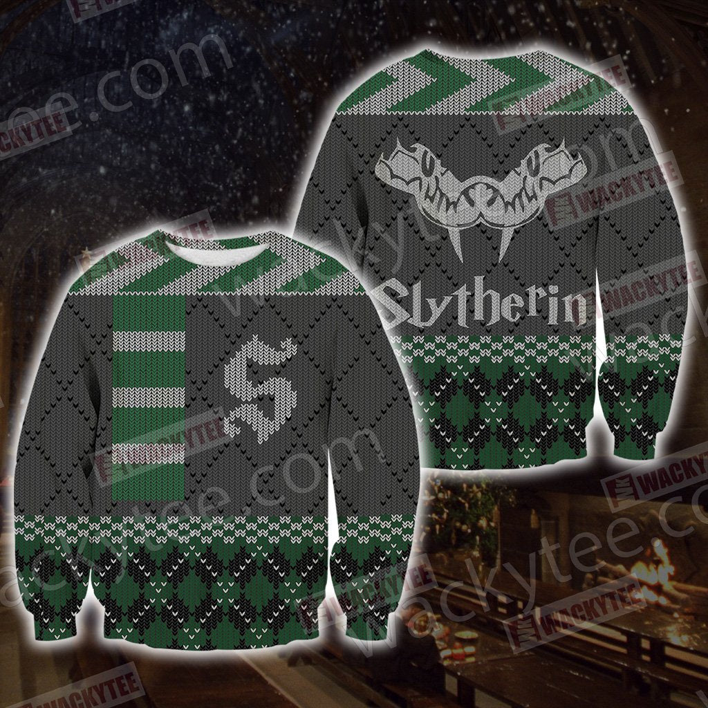 Harry Potter - Ravenclaw House Xmas Style Unisex 3D Sweater S  