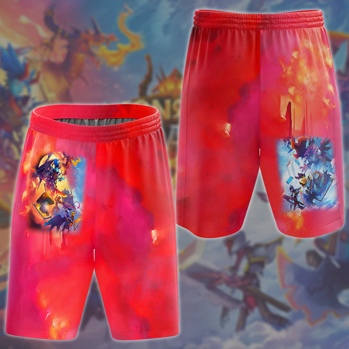 Monster Train 2 Video Game All Over Printed T-shirt Tank Top Zip Hoodie Pullover Hoodie Hawaiian Shirt Beach Shorts Joggers Beach Shorts