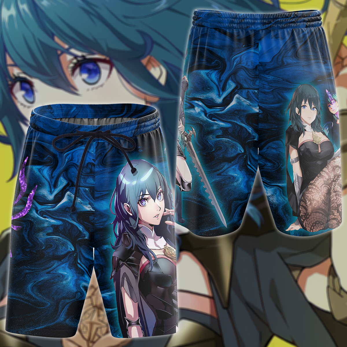 Fire Emblem Byleth Video Game 3D All Over Print T-shirt Tank Top Zip Hoodie Pullover Hoodie Hawaiian Shirt Beach Shorts Jogger Beach Shorts