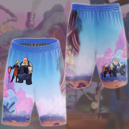 Wanderstop Video Game All Over Printed T-shirt Tank Top Zip Hoodie Pullover Hoodie Hawaiian Shirt Beach Shorts Joggers Beach Shorts