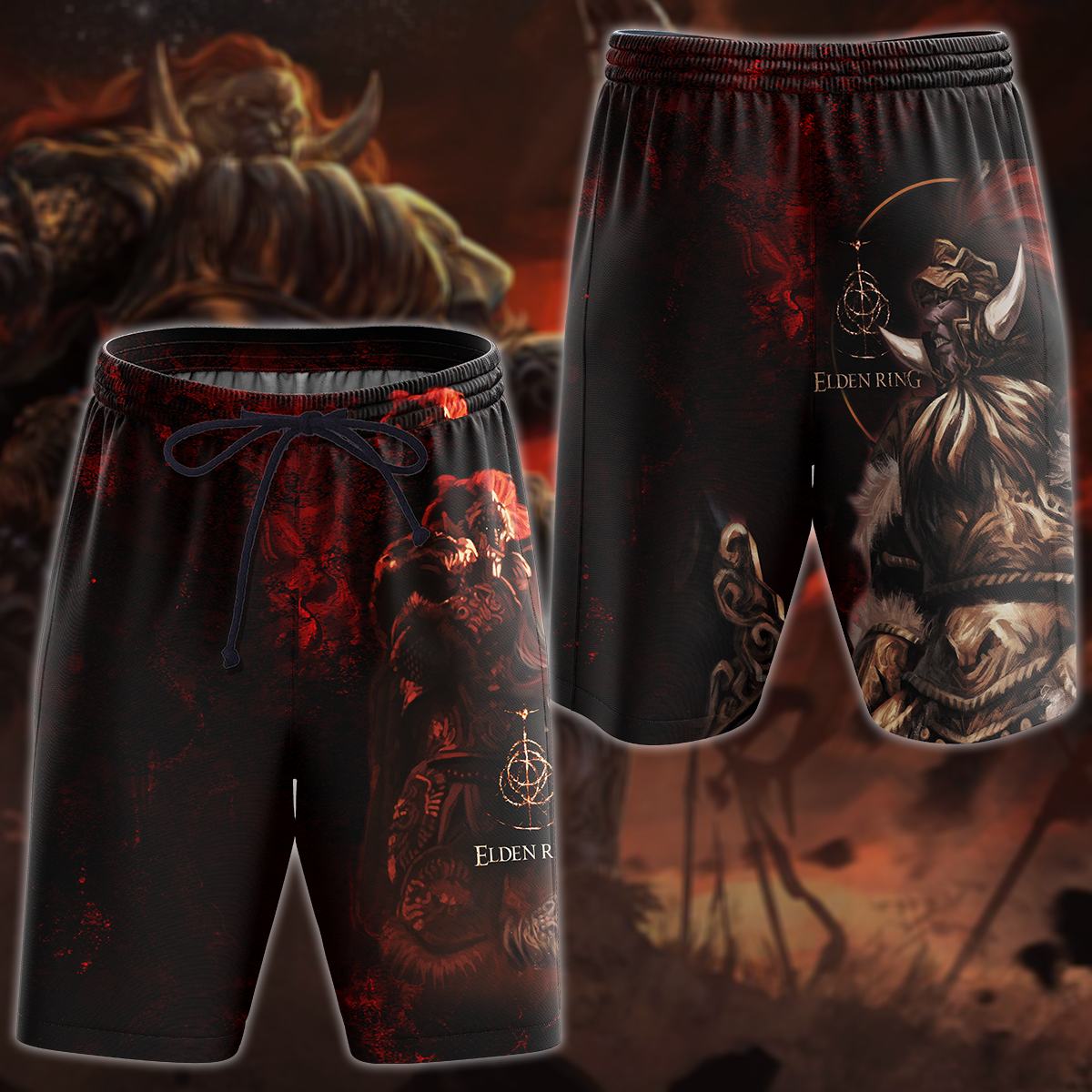 Elden Ring Radahn Video Game 3D All Over Print T-shirt Tank Top Zip Hoodie Pullover Hoodie Hawaiian Shirt Beach Shorts Jogger Beach Shorts