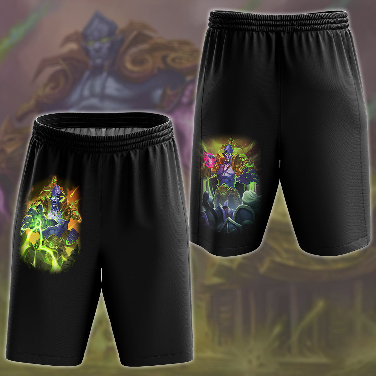 World Of Warcraft Archimonde Video Game All Over Printed T-shirt Tank Top Zip Hoodie Pullover Hoodie Hawaiian Shirt Beach Shorts Joggers Beach Shorts