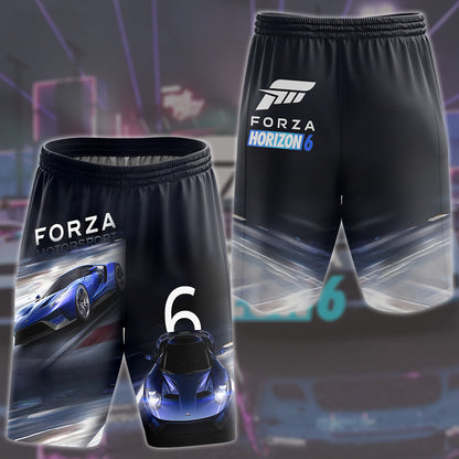 Forza Horizon 6 Video Game All Over Printed T-shirt Tank Top Zip Hoodie Pullover Hoodie Hawaiian Shirt Beach Shorts Joggers
