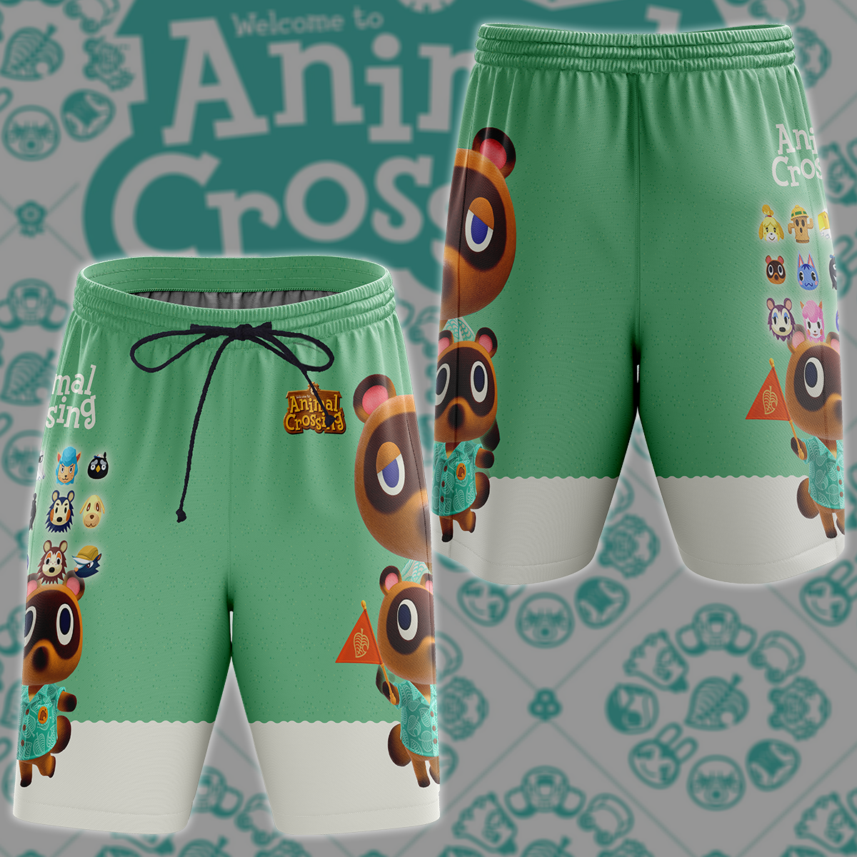Animal Crossing Video Game 3D All Over Printed T-shirt Tank Top Zip Hoodie Pullover Hoodie Hawaiian Shirt Beach Shorts Jogger Beach Shorts