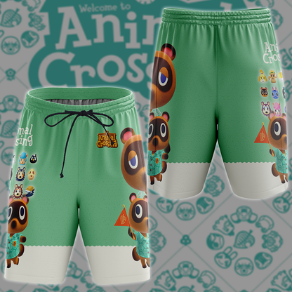 Animal Crossing Video Game 3D All Over Printed T-shirt Tank Top Zip Hoodie Pullover Hoodie Hawaiian Shirt Beach Shorts Jogger Beach Shorts