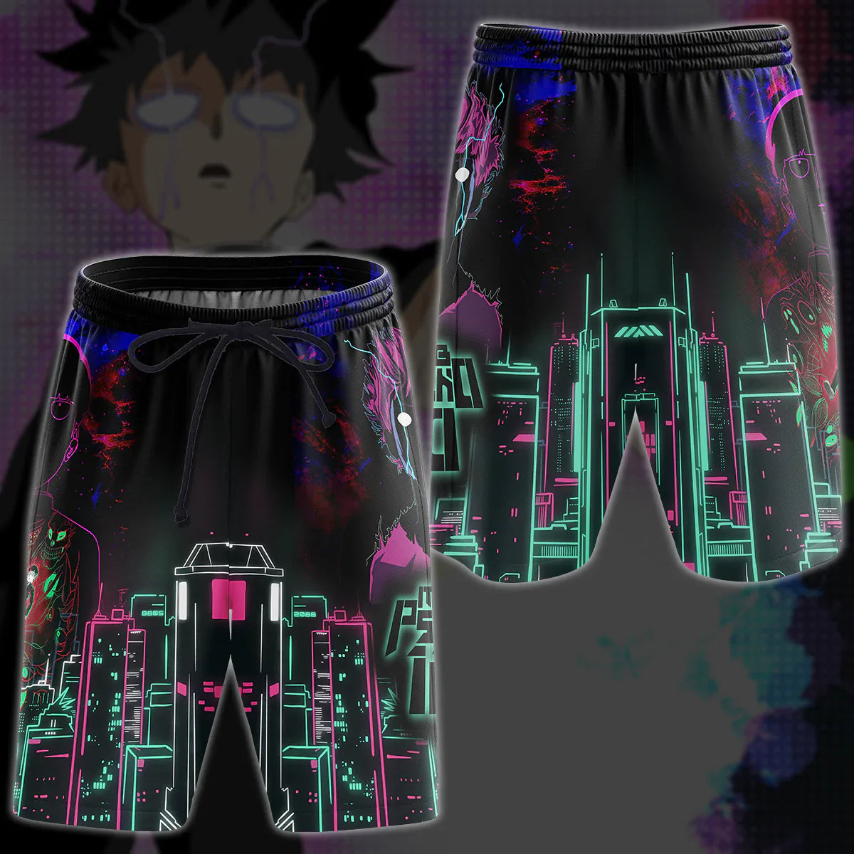 Mob Psycho 100 Anime Anime Manga 3D All Over Print T-shirt Tank Top Zip Hoodie Pullover Hoodie Hawaiian Shirt Beach Shorts Jogger Beach Shorts