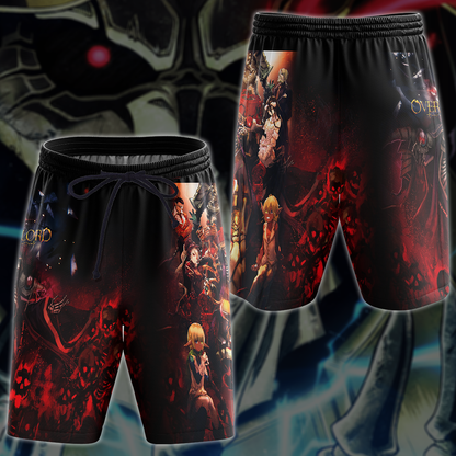Overlord Anime Manga 3D All Over Print T-shirt Tank Top Zip Hoodie Pullover Hoodie Hawaiian Shirt Beach Shorts Jogger Beach Shorts