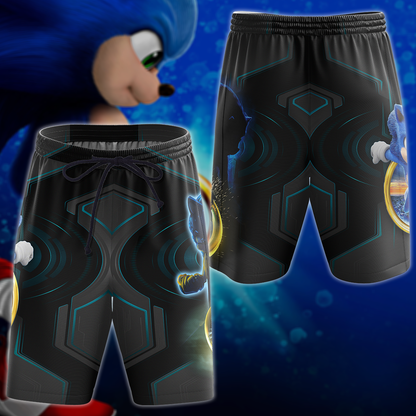 Sonic The Hedgehog Video Game 3D All Over Print T-shirt Tank Top Zip Hoodie Pullover Hoodie Hawaiian Shirt Beach Shorts Jogger Beach Shorts