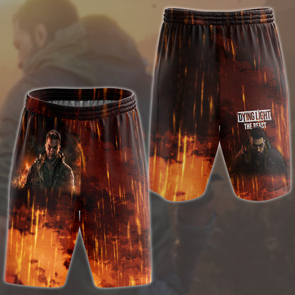 Dying Light: The Beast Video Game All Over Printed T-shirt Tank Top Zip Hoodie Pullover Hoodie Hawaiian Shirt Beach Shorts Joggers Beach Shorts
