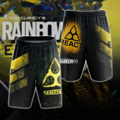 Tom Clancy Rainbow Six Extraction All Over Print T-shirt Tank Top Zip Hoodie Pullover Hoodie Hawaiian Shirt Beach Shorts Jogger Beach Shorts
