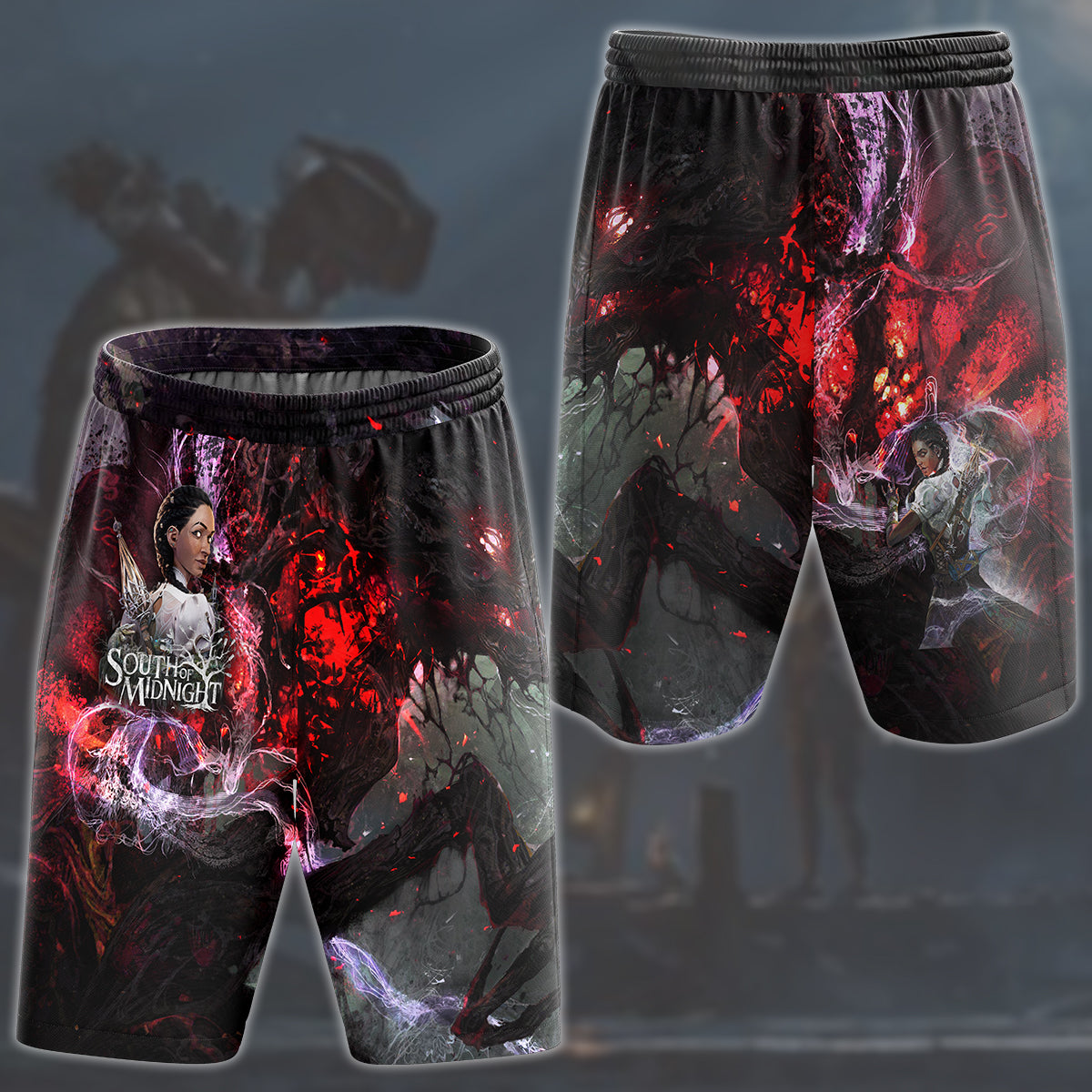 South of Midnight Video Game All Over Printed T-shirt Tank Top Zip Hoodie Pullover Hoodie Hawaiian Shirt Beach Shorts Joggers Beach Shorts