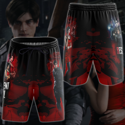 Resident Evil: Ada Wong & Leon Kennedy Video Game 3D All Over Printed T-shirt Tank Top Zip Hoodie Pullover Hoodie Hawaiian Shirt Beach Shorts Jogger Beach Shorts