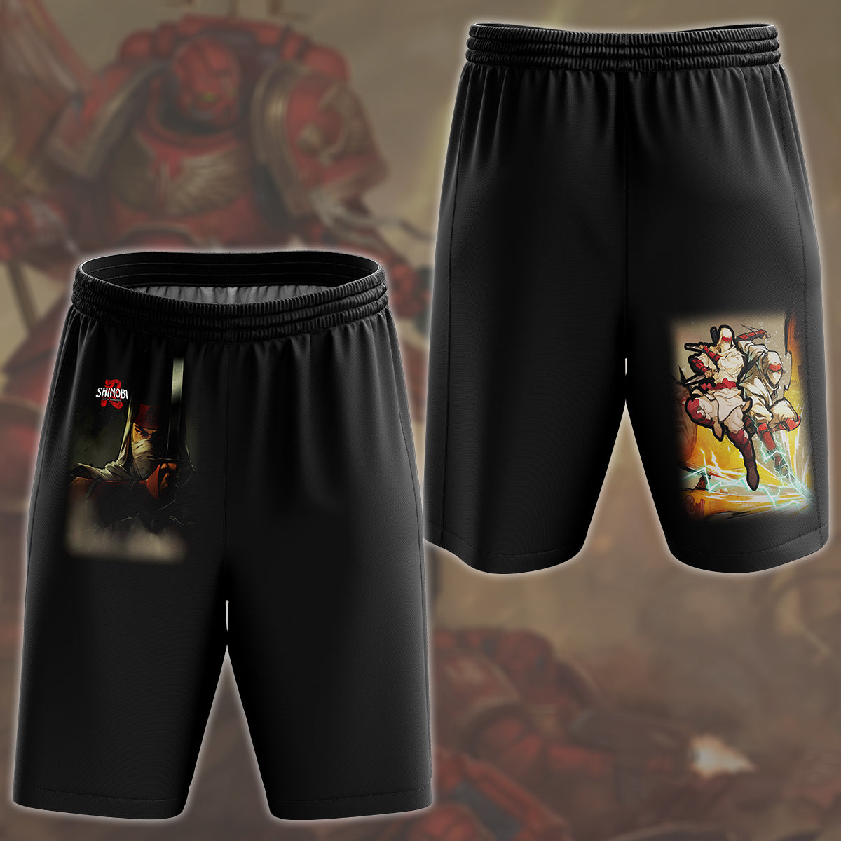 Shinobi: Art of Vengeance Video Game All Over Printed T-shirt Tank Top Zip Hoodie Pullover Hoodie Hawaiian Shirt Beach Shorts Joggers Beach Shorts