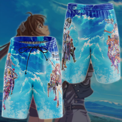 The Legend of Heroes: Trails in the Sky Video Game 3D All Over Printed T-shirt Tank Top Zip Hoodie Pullover Hoodie Hawaiian Shirt Beach Shorts Jogger Beach Shorts
