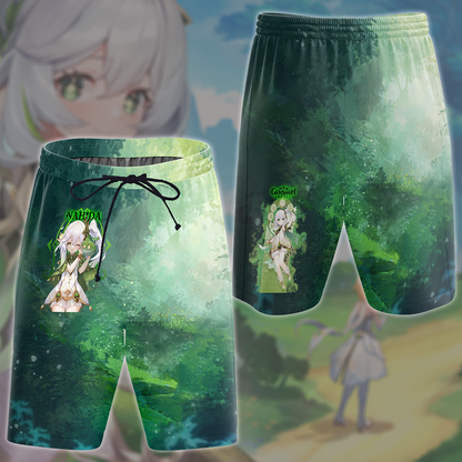 Genshin Impact Nahida Video Game All Over Printed T-shirt Tank Top Zip Hoodie Pullover Hoodie Hawaiian Shirt Beach Shorts Joggers Beach Shorts
