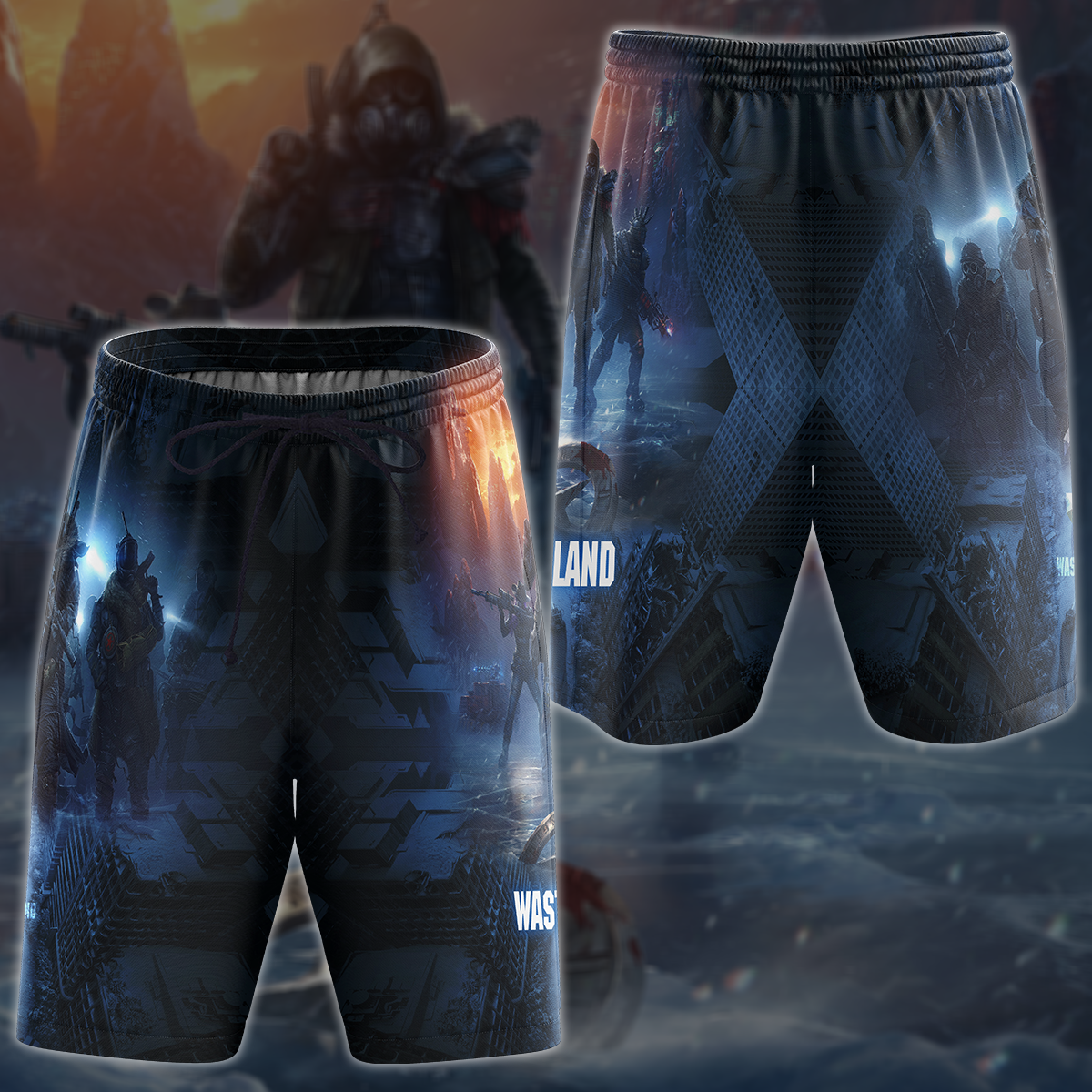 Wasteland 3 Video Game 3D All Over Printed T-shirt Tank Top Zip Hoodie Pullover Hoodie Hawaiian Shirt Beach Shorts Jogger Beach Shorts