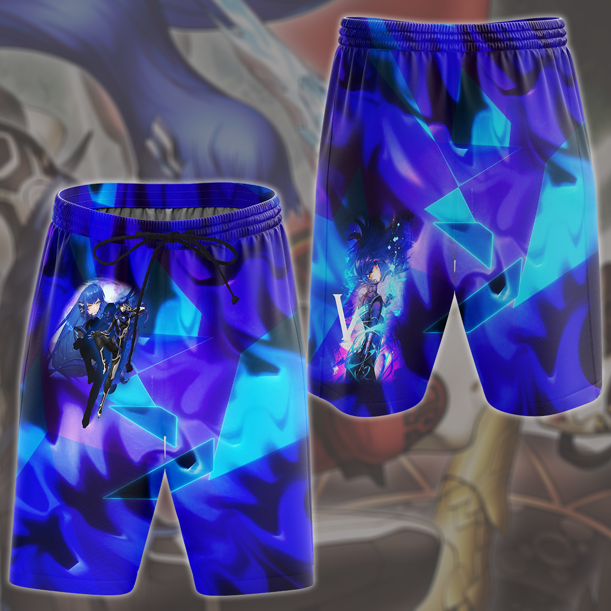 Shin Megami Tensei V Video Game All Over Printed T-shirt Tank Top Zip Hoodie Pullover Hoodie Hawaiian Shirt Beach Shorts Joggers Beach Shorts