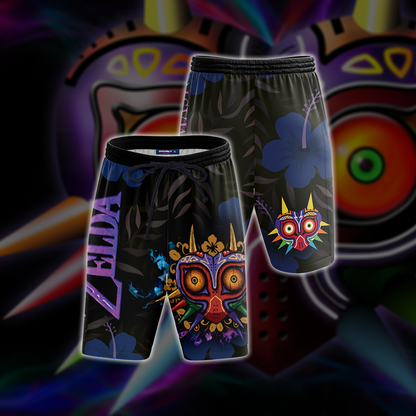 The legend of Zelda: Majora's Mask Beach Shorts