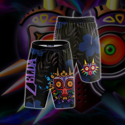 The legend of Zelda: Majora's Mask Beach Shorts