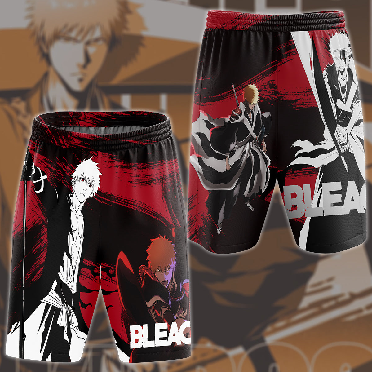 Bleach: Thousand-Year Blood War Manga Anime All Over Printed T-shirt Tank Top Zip Hoodie Pullover Hoodie Hawaiian Shirt Beach Shorts Joggers