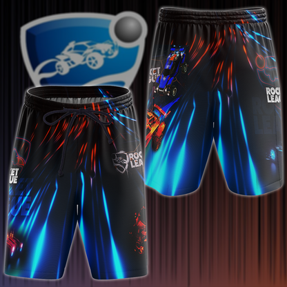 Rocket League Video Game 3D All Over Print T-shirt Tank Top Zip Hoodie Pullover Hoodie Hawaiian Shirt Beach Shorts Jogger Beach Shorts