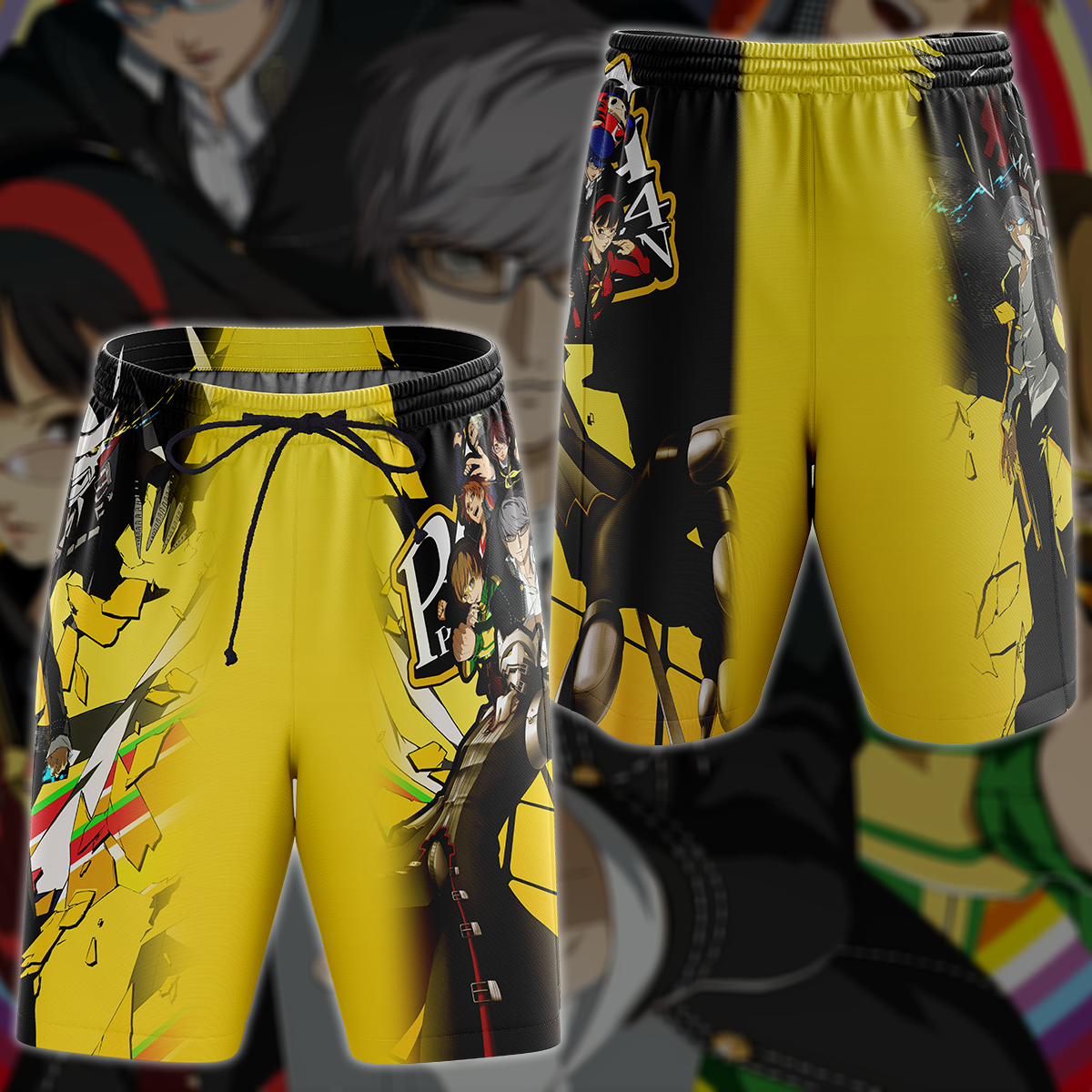Persona 4 Golden Video Game 3D All Over Printed T-shirt Tank Top Zip Hoodie Pullover Hoodie Hawaiian Shirt Beach Shorts Jogger Beach Shorts