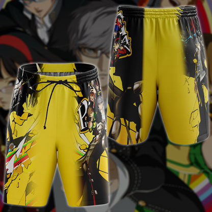 Persona 4 Golden Video Game 3D All Over Printed T-shirt Tank Top Zip Hoodie Pullover Hoodie Hawaiian Shirt Beach Shorts Jogger Beach Shorts