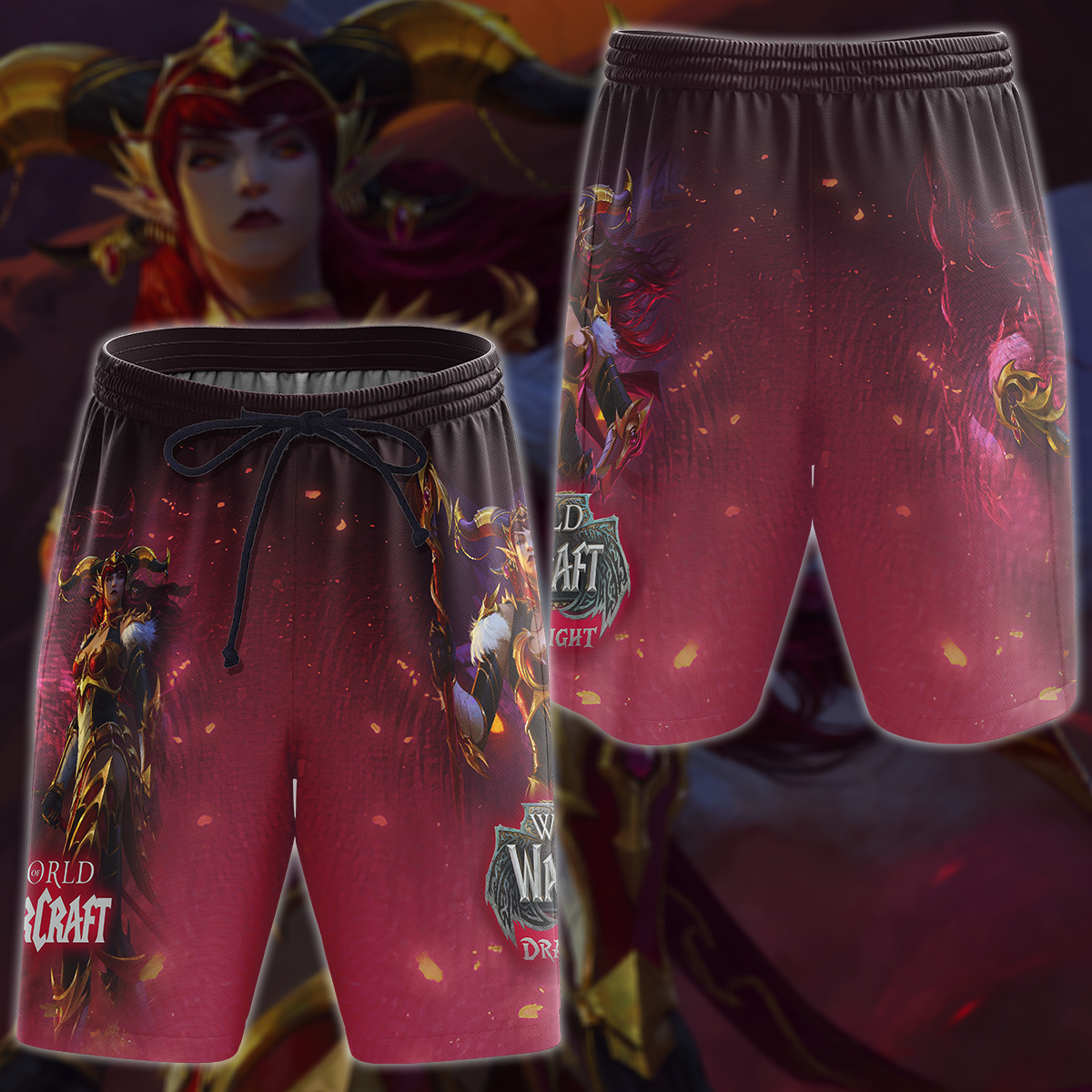 World of Warcraft: Dragonflight Video Game 3D All Over Printed T-shirt Tank Top Zip Hoodie Pullover Hoodie Hawaiian Shirt Beach Shorts Jogger Beach Shorts