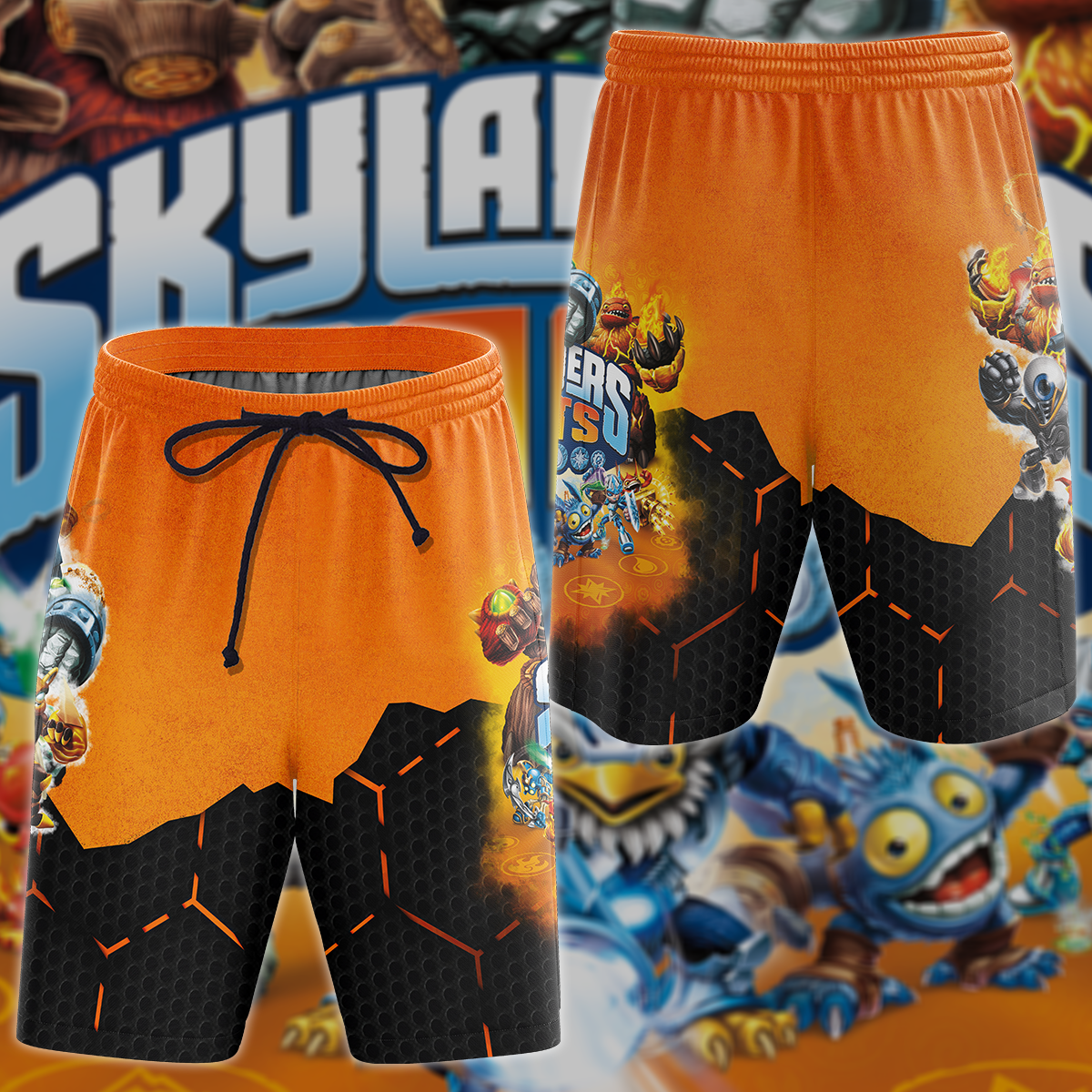 Skylanders Giants Video Game 3D All Over Print T-shirt Tank Top Zip Hoodie Pullover Hoodie Hawaiian Shirt Beach Shorts Jogger Beach Shorts