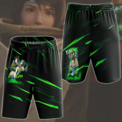 Final Fantasy VII Rebirth Yuffie Kisaragi Video Game All Over Printed T-shirt Tank Top Zip Hoodie Pullover Hoodie Hawaiian Shirt Beach Shorts Joggers Beach Shorts