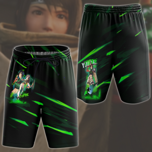 Final Fantasy VII Rebirth Yuffie Kisaragi Video Game All Over Printed T-shirt Tank Top Zip Hoodie Pullover Hoodie Hawaiian Shirt Beach Shorts Joggers Beach Shorts S 