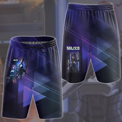 Selaco Video Game All Over Printed T-shirt Tank Top Zip Hoodie Pullover Hoodie Hawaiian Shirt Beach Shorts Joggers Beach Shorts