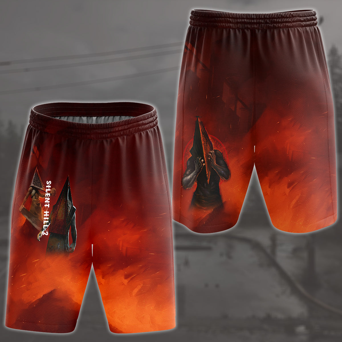 Silent Hill 2 Video Game All Over Printed T-shirt Tank Top Zip Hoodie Pullover Hoodie Hawaiian Shirt Beach Shorts Joggers Beach Shorts