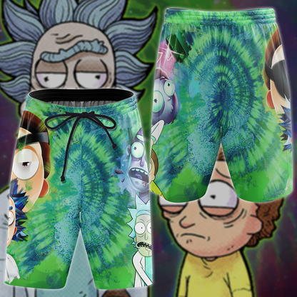 Rick and Morty 3D All Over Print T-shirt Tank Top Zip Hoodie Pullover Hoodie Hawaiian Shirt Beach Shorts Jogger Beach Shorts
