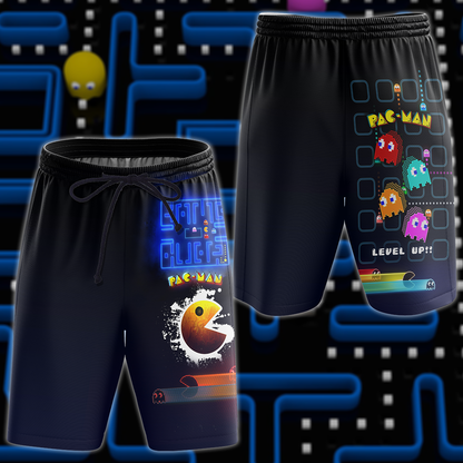 Pac Man Video Game 3D All Over Print T-shirt Tank Top Zip Hoodie Pullover Hoodie Hawaiian Shirt Beach Shorts Jogger Beach Shorts