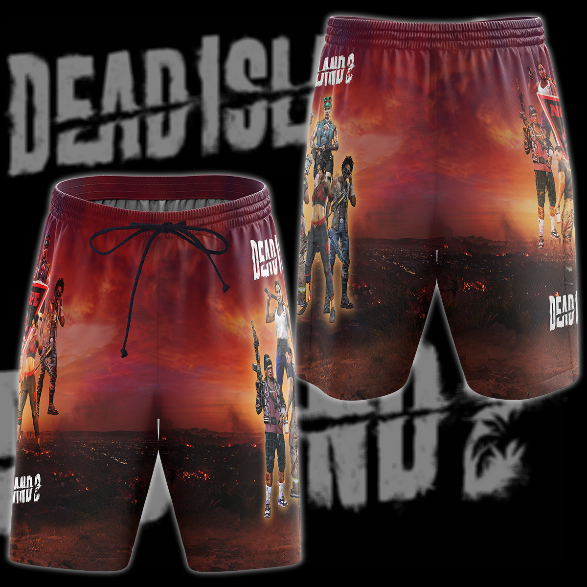 Dead Island 2 Video Game 3D All Over Printed T-shirt Tank Top Zip Hoodie Pullover Hoodie Hawaiian Shirt Beach Shorts Jogger Beach Shorts