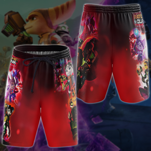 Ratchet & Clank: Rift Apart Video Game 3D All Over Printed T-shirt Tank Top Zip Hoodie Pullover Hoodie Hawaiian Shirt Beach Shorts Jogger Beach Shorts S 