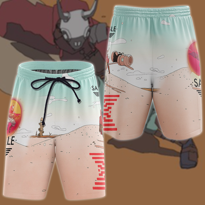 Sable Video Game 3D All Over Printed T-shirt Tank Top Zip Hoodie Pullover Hoodie Hawaiian Shirt Beach Shorts Jogger Beach Shorts