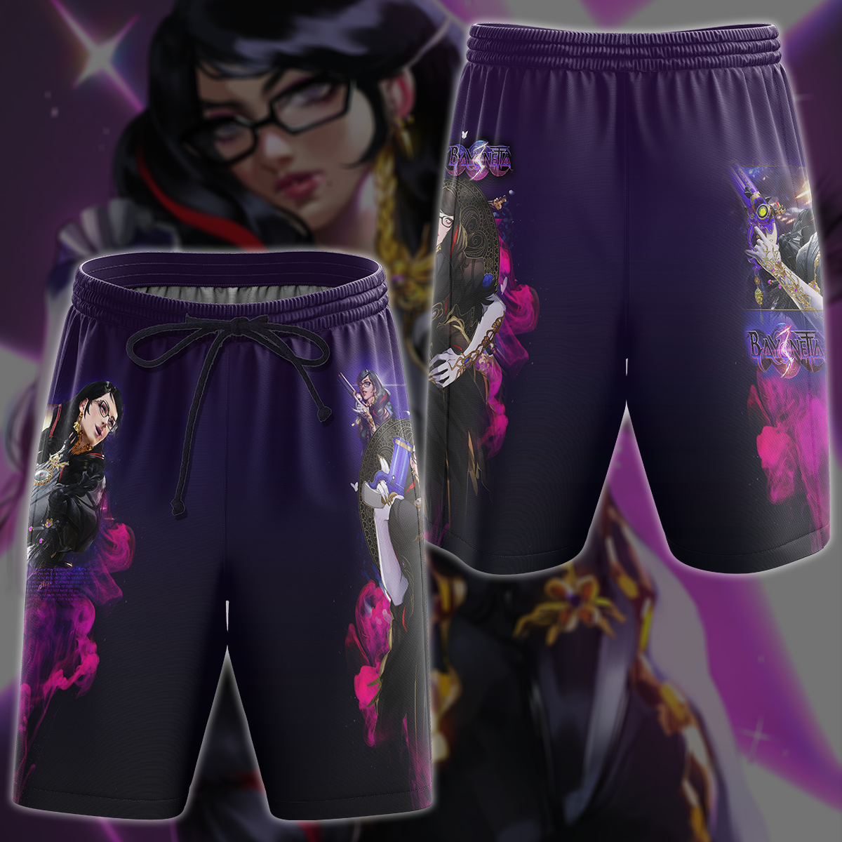 Bayonetta 3 Video Game 3D All Over Print T-shirt Tank Top Zip Hoodie Pullover Hoodie Hawaiian Shirt Beach Shorts Jogger Beach Shorts