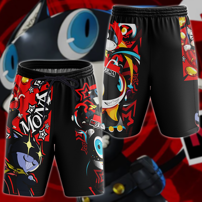 Persona 5 Strikers Morgana Video Game 3D All Over Print T-shirt Tank Top Zip Hoodie Pullover Hoodie Hawaiian Shirt Beach Shorts Jogger Beach Shorts
