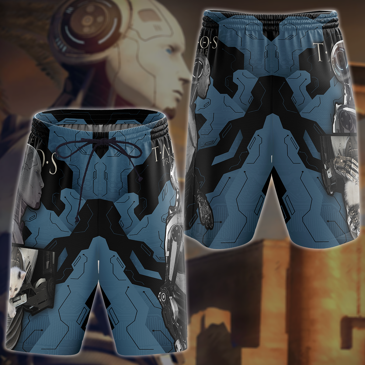 Talos Principle Video Game 3D All Over Printed T-shirt Tank Top Zip Hoodie Pullover Hoodie Hawaiian Shirt Beach Shorts Jogger Beach Shorts