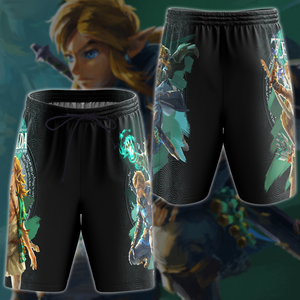 The Legend of Zelda: Tears of the Kingdom Video Game 3D All Over Printed T-shirt Tank Top Zip Hoodie Pullover Hoodie Hawaiian Shirt Beach Shorts Jogger Beach Shorts S 