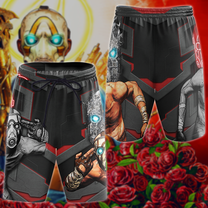 Borderlands Video Game 3D All Over Print T-shirt Tank Top Zip Hoodie Pullover Hoodie Hawaiian Shirt Beach Shorts Jogger Beach Shorts