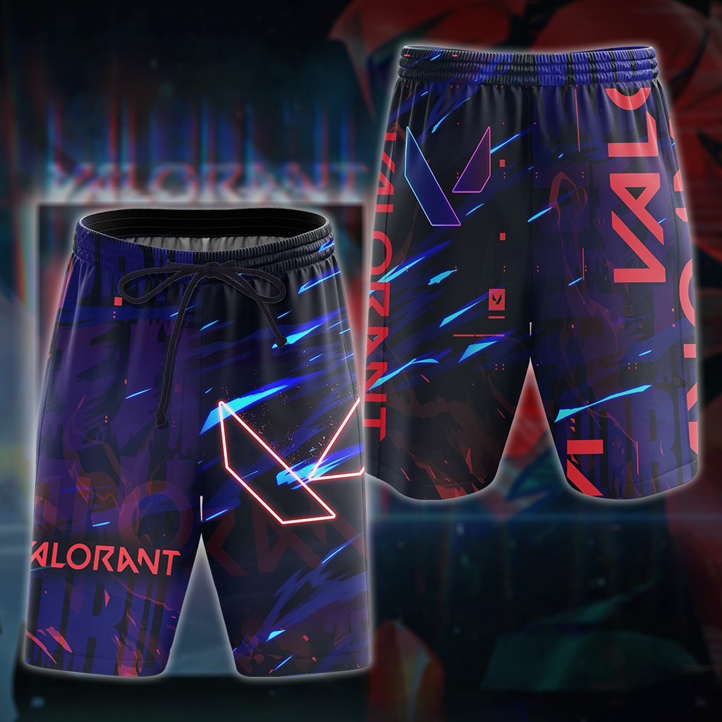 Valorant 3D All Over Print T-shirt Tank Top Zip Hoodie Pullover Hoodie Hawaiian Shirt Beach Shorts Jogger Beach Shorts