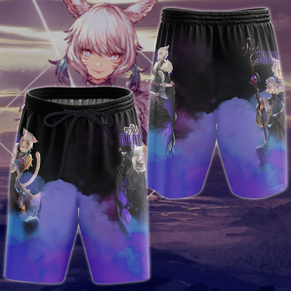 Final Fantasy XIV Y'shtola Video Game 3D All Over Print T-shirt Tank Top Zip Hoodie Pullover Hoodie Hawaiian Shirt Beach Shorts Jogger Beach Shorts