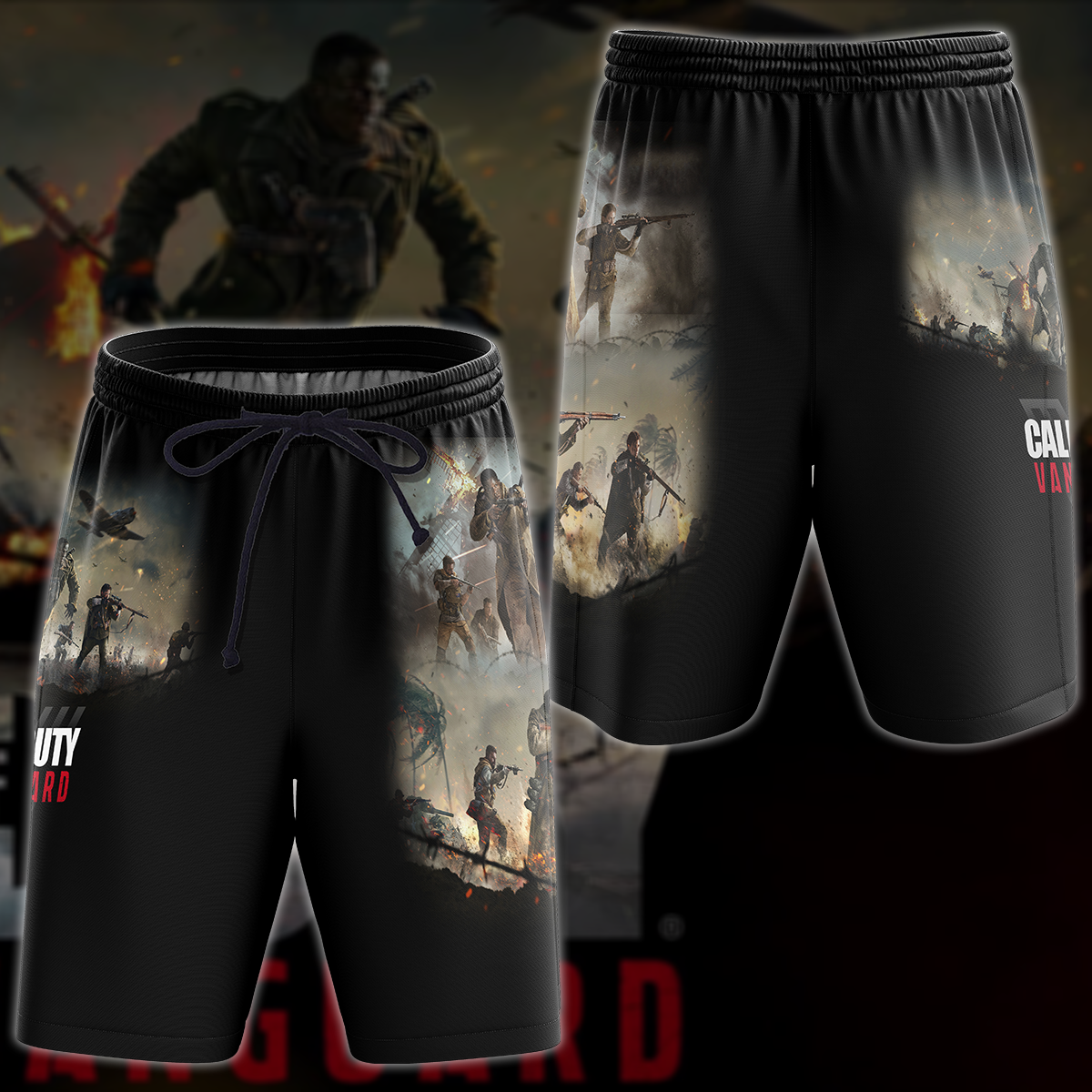 Call of Duty: Vanguard Video Game 3D All Over Print T-shirt Tank Top Zip Hoodie Pullover Hoodie Hawaiian Shirt Beach Shorts Jogger Beach Shorts