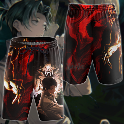 Jujutsu Kaisen Yuta & Cursed Rika 3D All Over Print T-shirt Tank Top Zip Hoodie Pullover Hoodie Hawaiian Shirt Beach Shorts Jogger Beach Shorts
