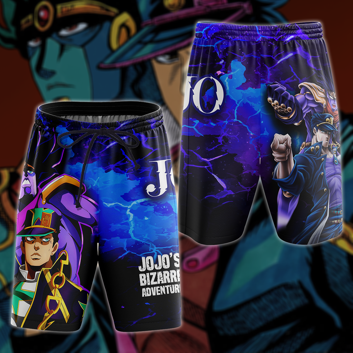 JoJo's Bizarre Adventure 3D All Over Print T-shirt Tank Top Zip Hoodie Pullover Hoodie Hawaiian Shirt Beach Shorts Jogger Beach Shorts