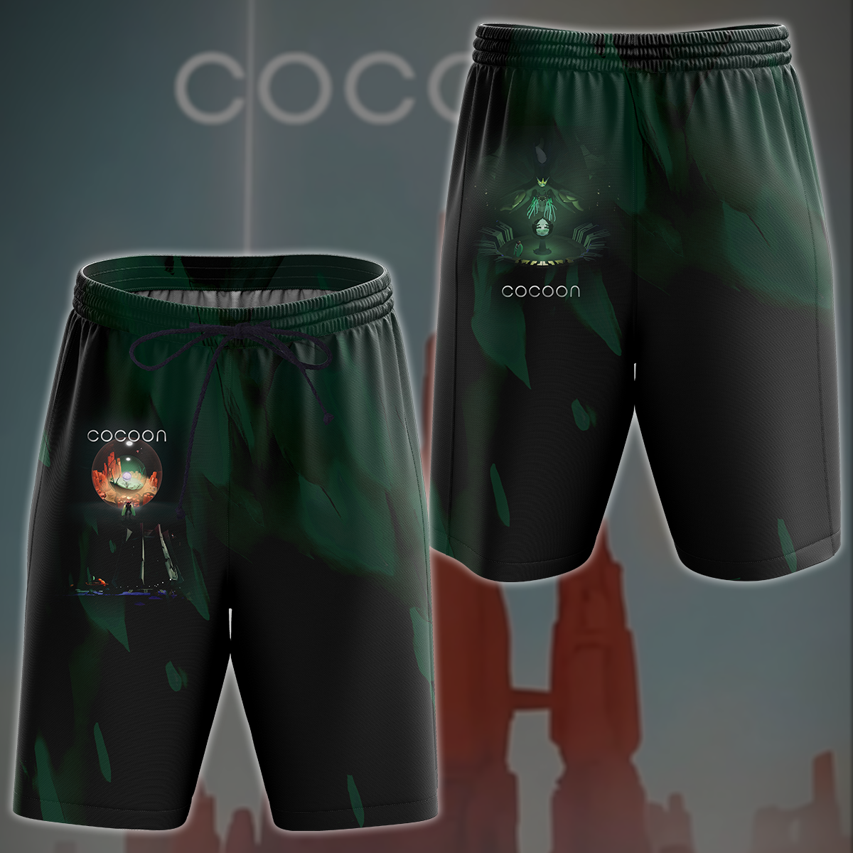 COCOON Video Game All Over Printed T-shirt Tank Top Zip Hoodie Pullover Hoodie Hawaiian Shirt Beach Shorts Joggers Beach Shorts